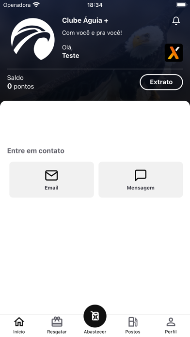 Clube águia + Screenshot