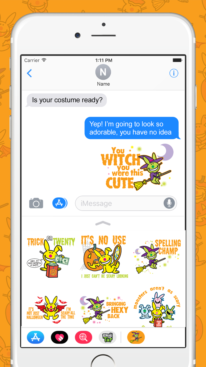 Its Happy Bunny Halloween