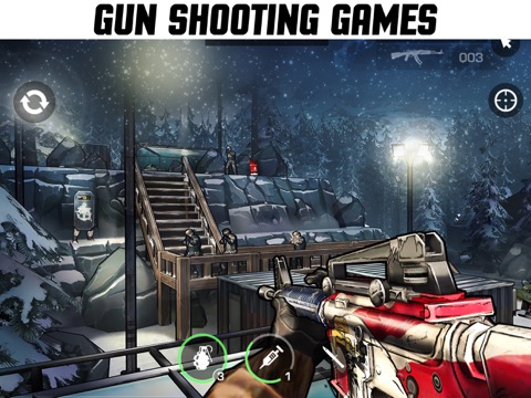 Gun Shooting Games Offline FPSのおすすめ画像1