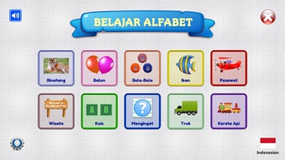 Screenshot #1 pour Belajar Membaca Alfabet