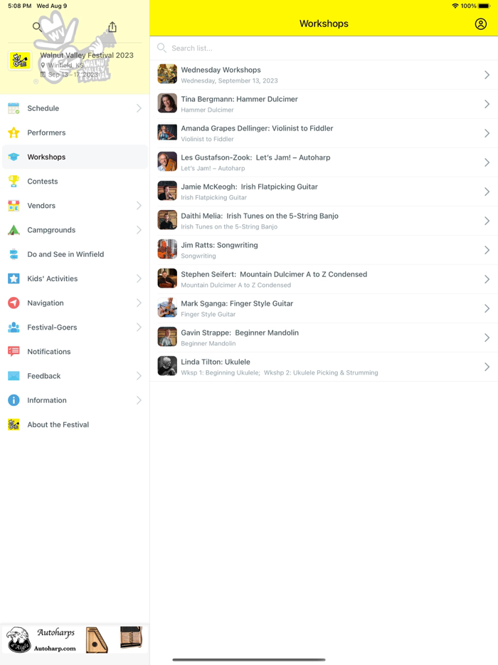 Walnut Valley Festival 2023