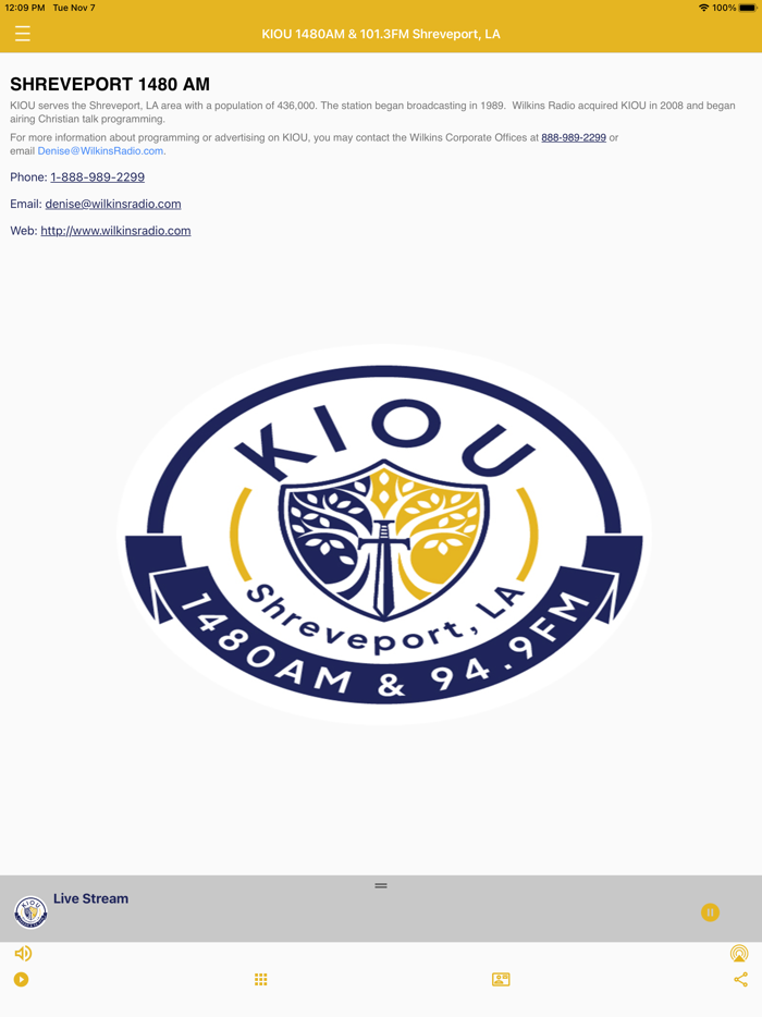 KIOU AM1480 FM94.9 Radio