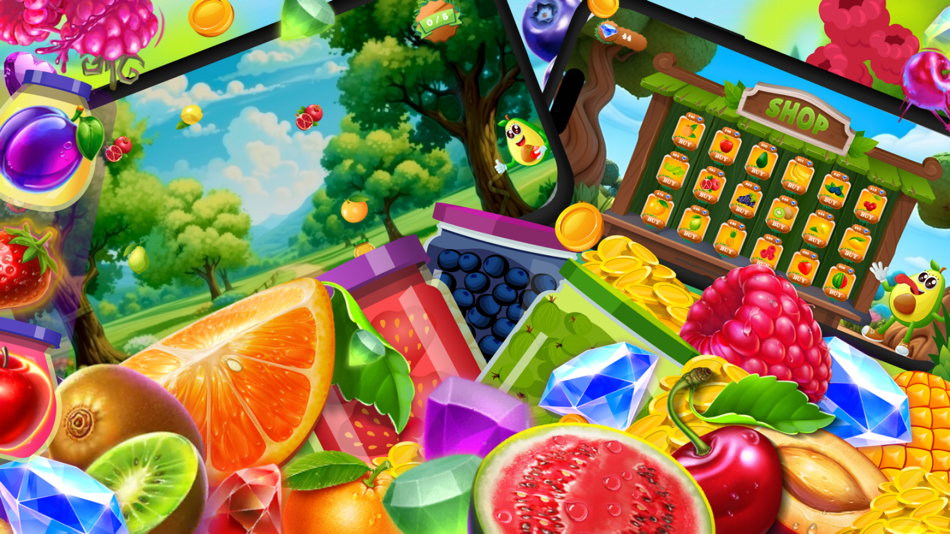#2. Fruits Faling Game (iOS) 由: Volodymyr Kisil