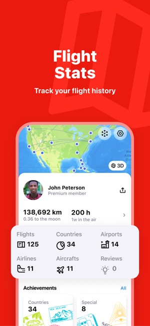‎App in the Air: Flights Hotels Screenshot