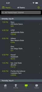 Michigan Football Schedules screenshot #5 for iPhone