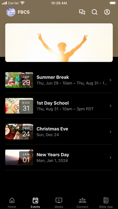 First Baptist Christian School Screenshot