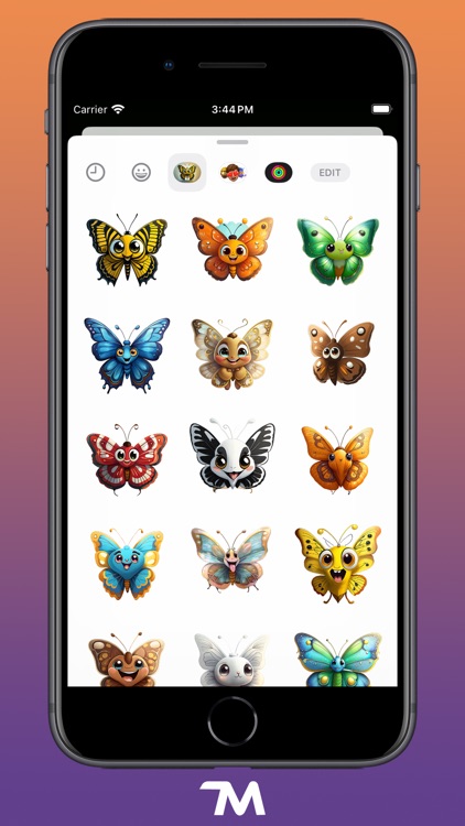 Fluttery Butterfly Emojis