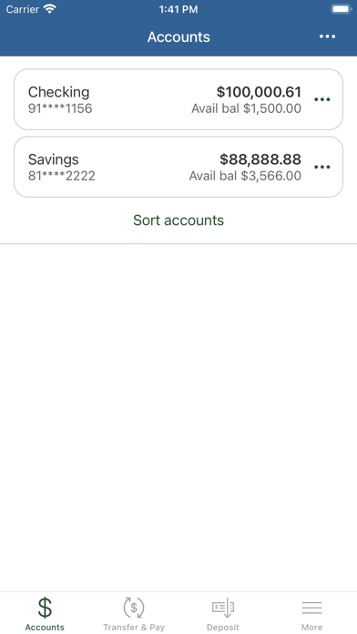 Iowa Trust & Savings Bank Screenshot