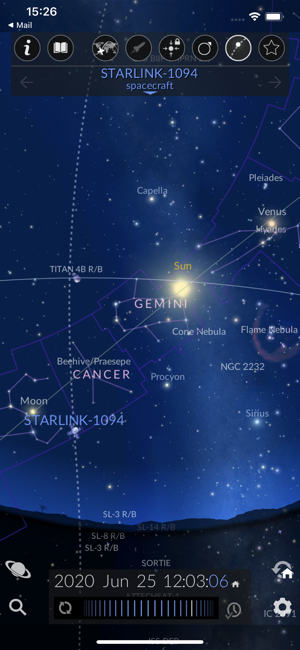 Skärmdump av Redshift Sky Pro