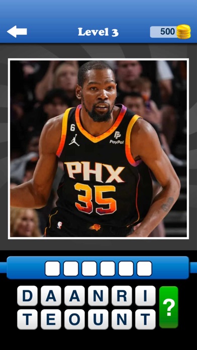 Whos the Player Basketball App Screenshot