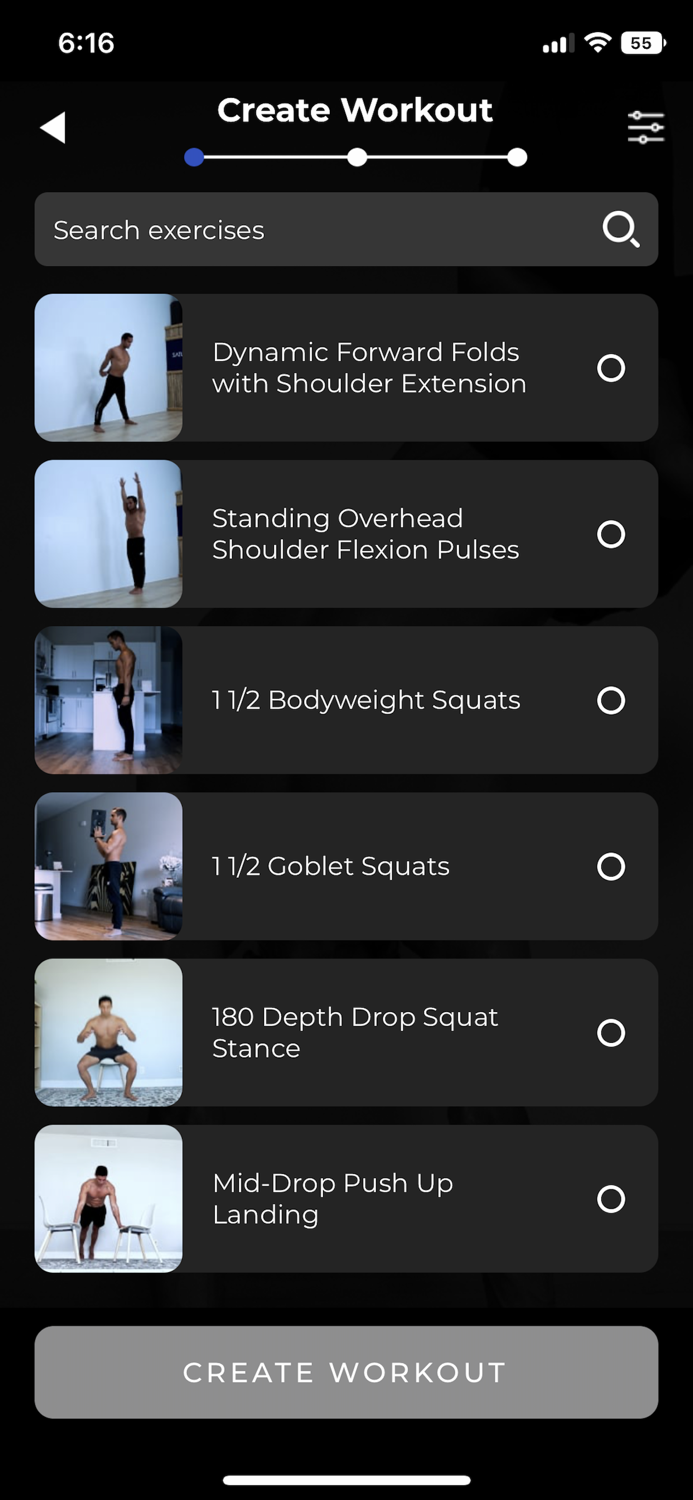SM Workout Creator
