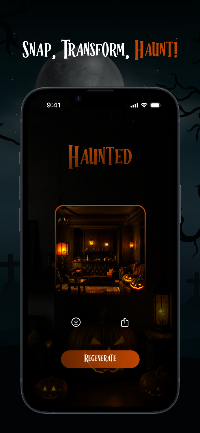 AI Halloween House Transformer