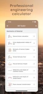 Mechanical Engineering Toolkit screenshot #1 for iPhone