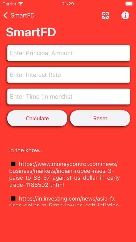 #2. SmartFD Interest Calculator (iOS) 由: Ankush Minda