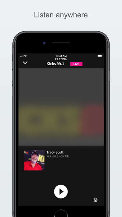 KHKX KICKS 99.1 Screenshot