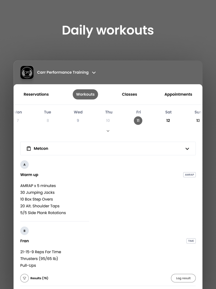Carr Performance Training