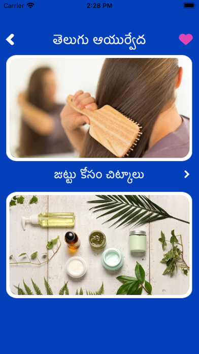 Telugu Ayurvedic Health Tips Screenshot