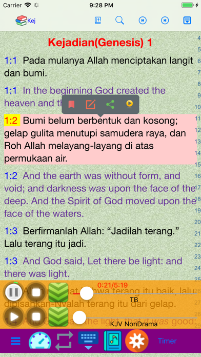 Indonesian Audio Bible Alkitab Screenshot