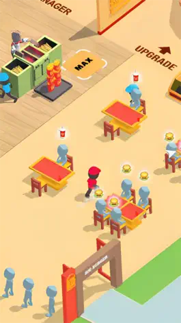 Game screenshot Idle Burger Restaurant Tycoon mod apk