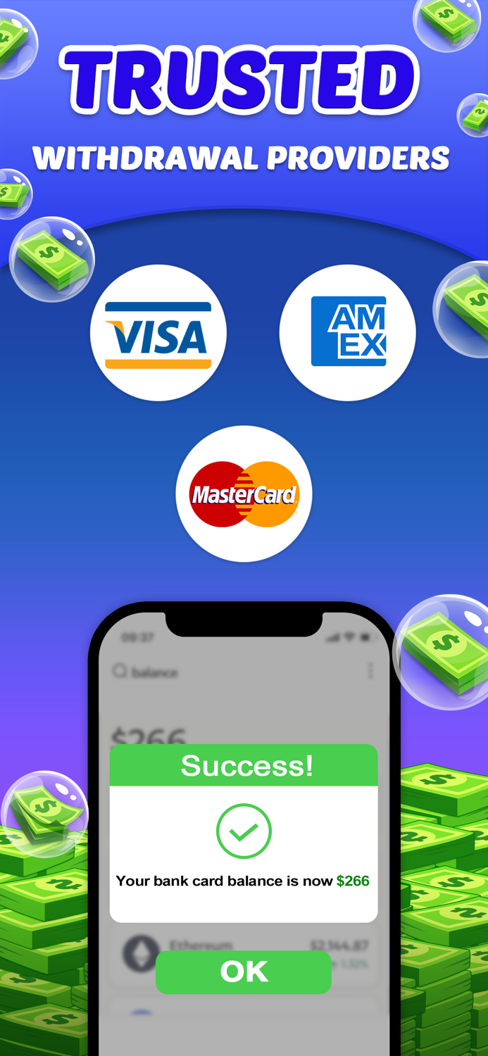 Bubble Arena Cash Prizes