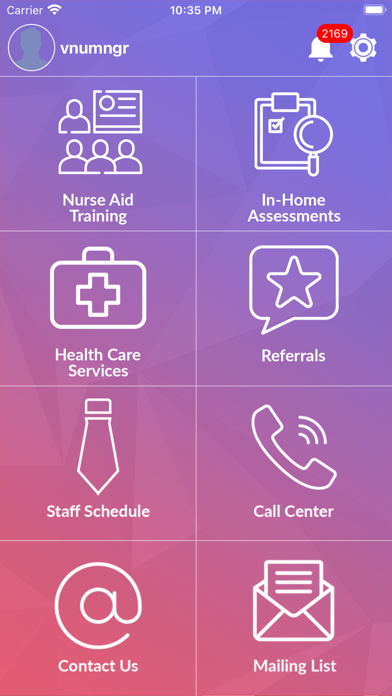 Aging Care Screenshot