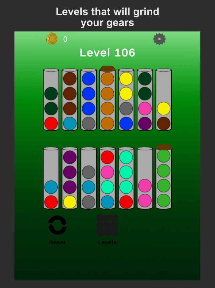 Ball Sorting In Tubes