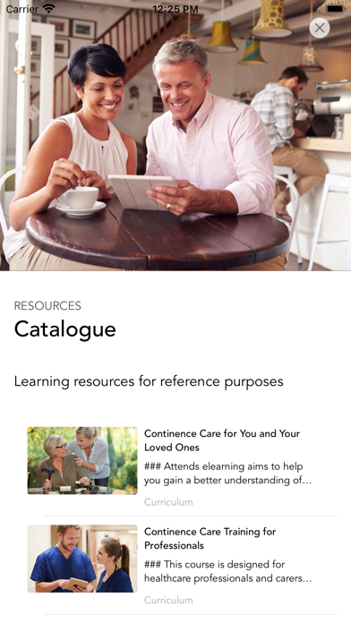Attends E-Learning Screenshot