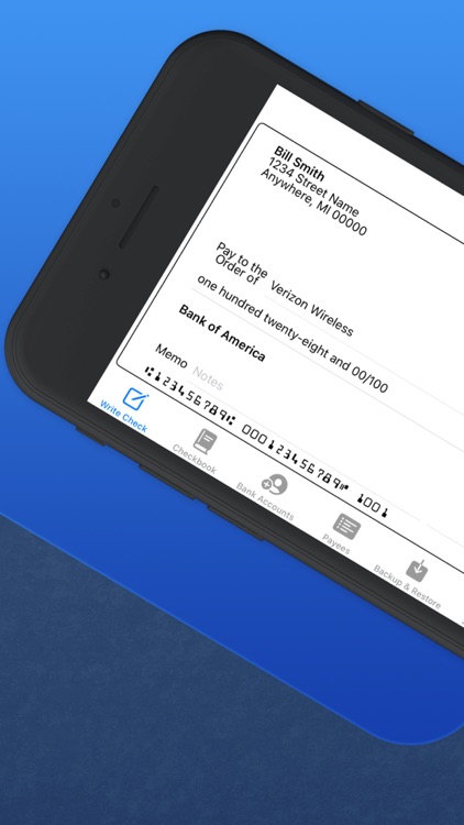 Check Writer: Print Checks