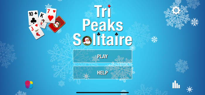 Christmas Tri-Peaks Solitaire