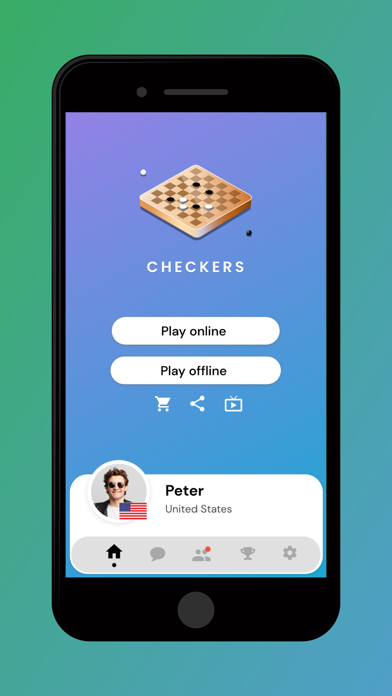 Checkers Online | Dama Game Screenshot