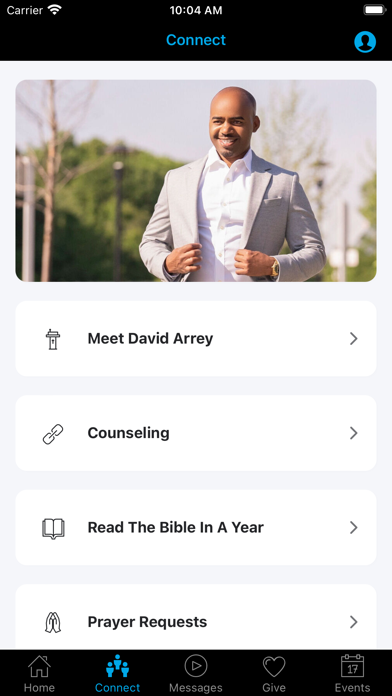 David Arrey Ministries iPhone screenshot 2 - Lifestyle app