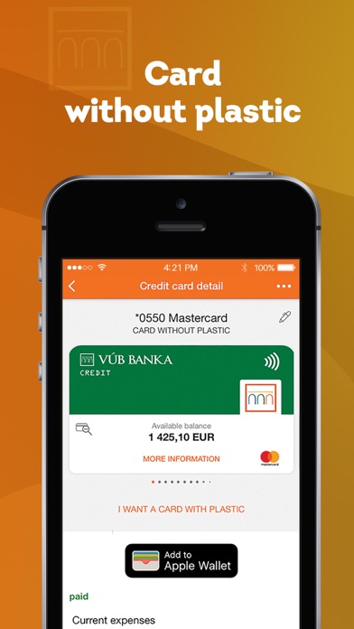 VÚB Mobile Banking Screenshot