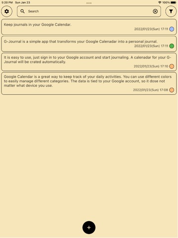 G-Journal｜Googleカレンダーを日記帳へのおすすめ画像1