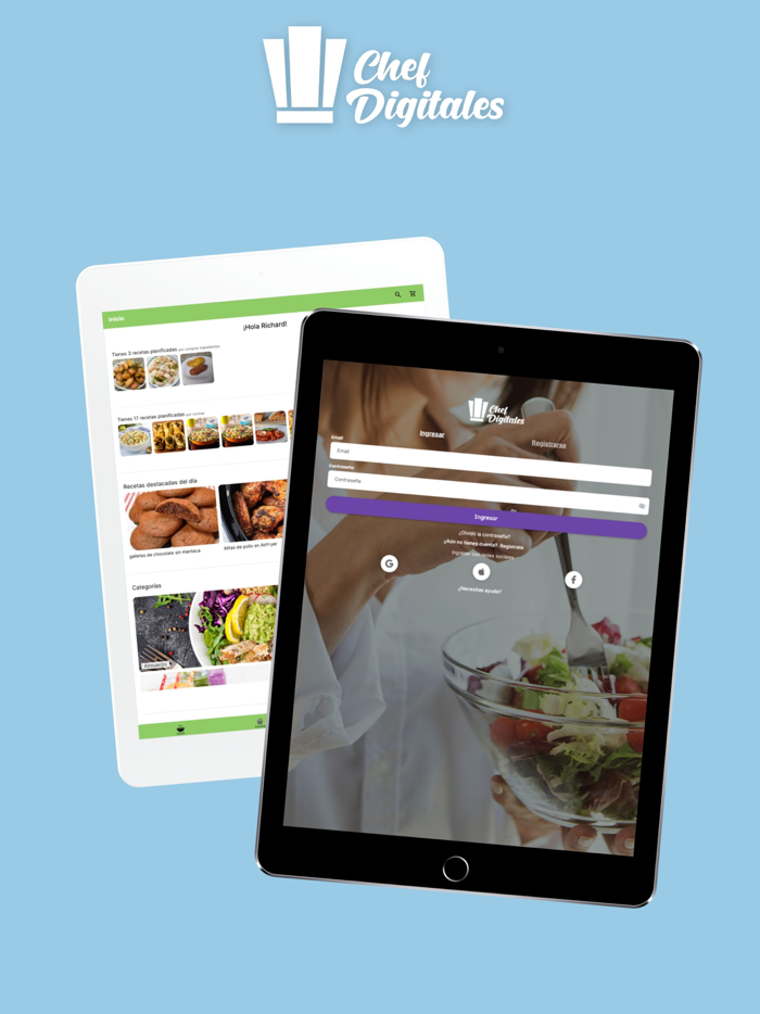 Chef Digitales recetas cocina