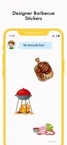 Barbecue Love Stickers screenshot #3 for iPhone