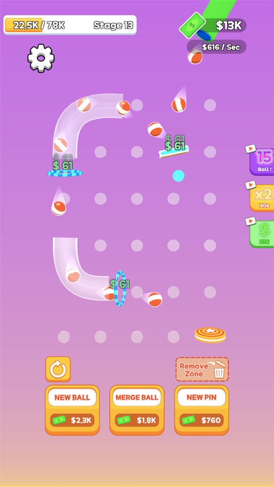 #4. Pinball Pong! (iOS) Podle: MondayOFF
