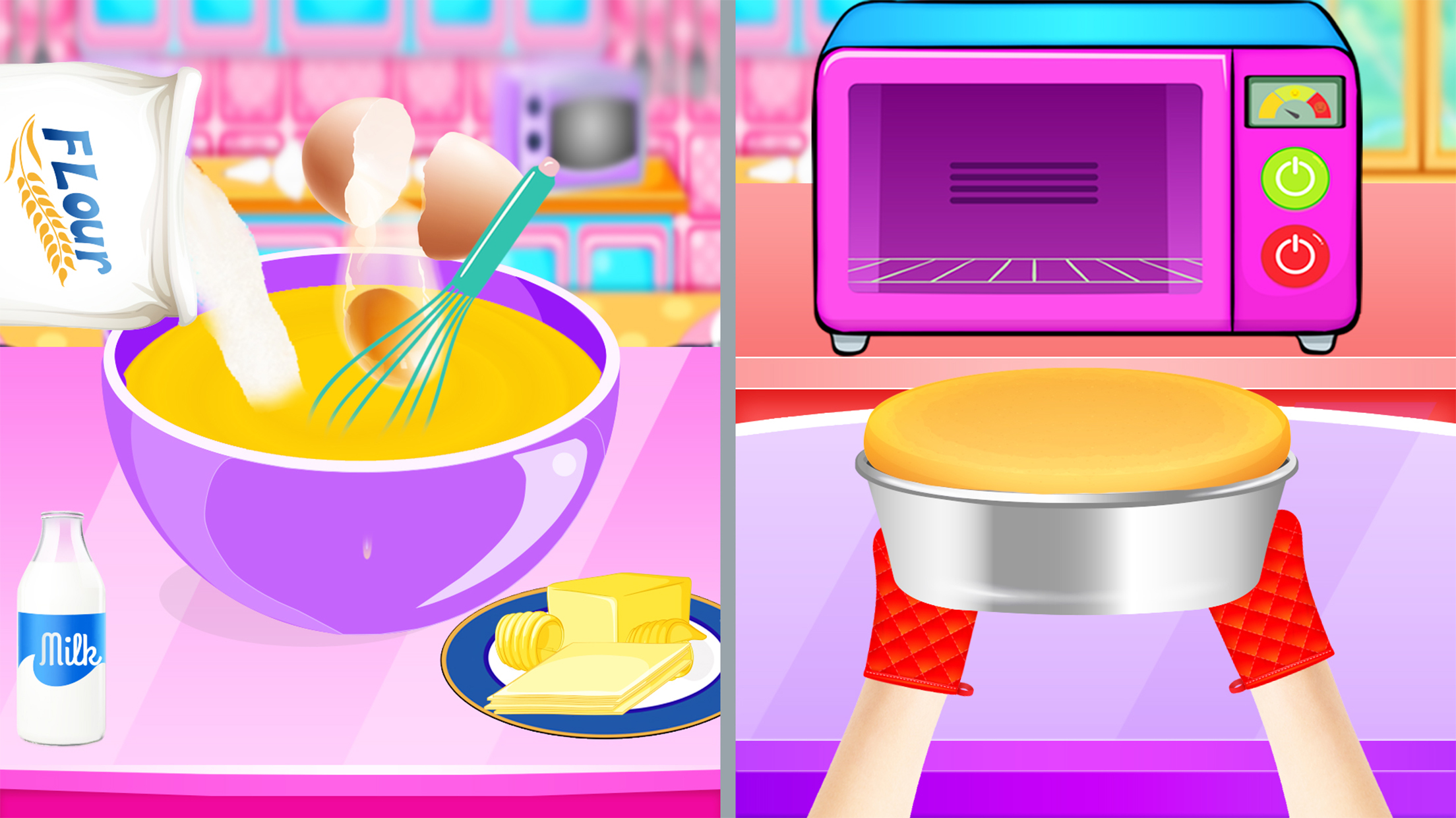 Sweet Cream Cake Maker Games