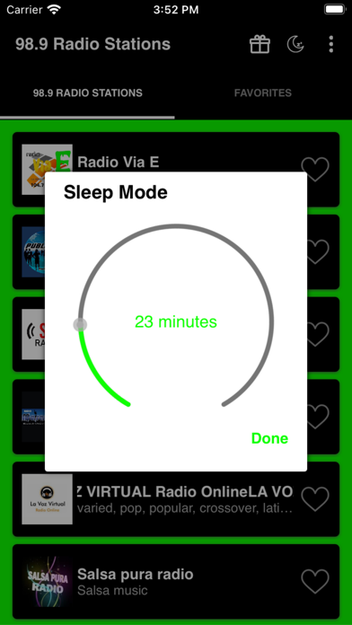 98.9 Radio Stations Screenshot