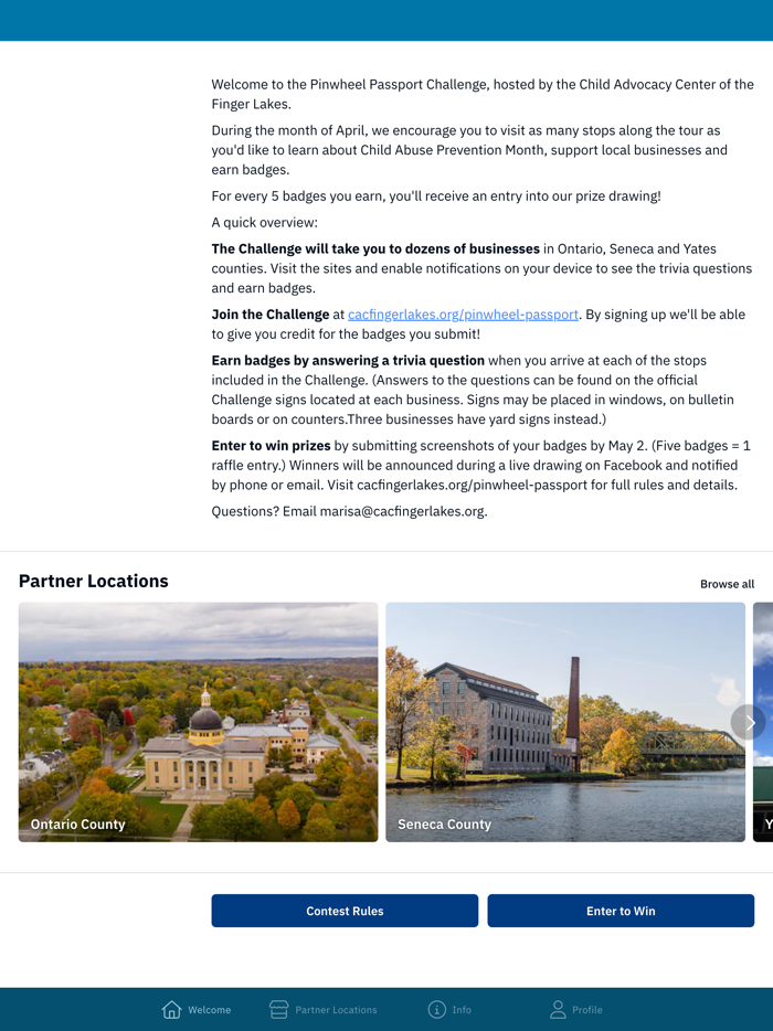 Pinwheel Passport Challenge