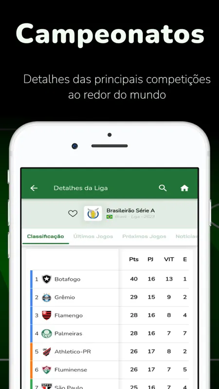 Futebol Ao Vivo - FavScore screenshot 5 of 5