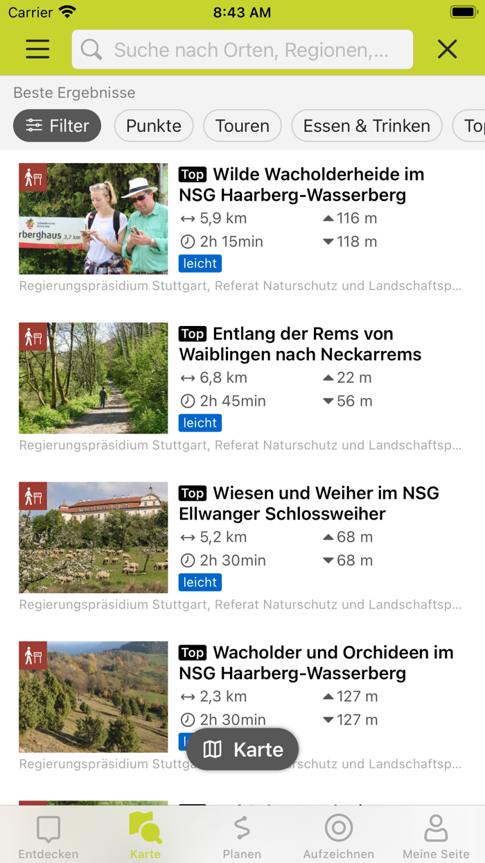 Unterwegs im Naturschutzgebiet