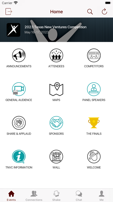 Texas New Ventures Competition Screenshot