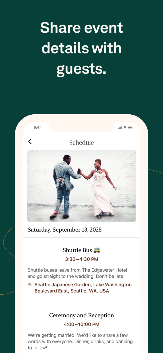 Joy - Wedding App and Website
