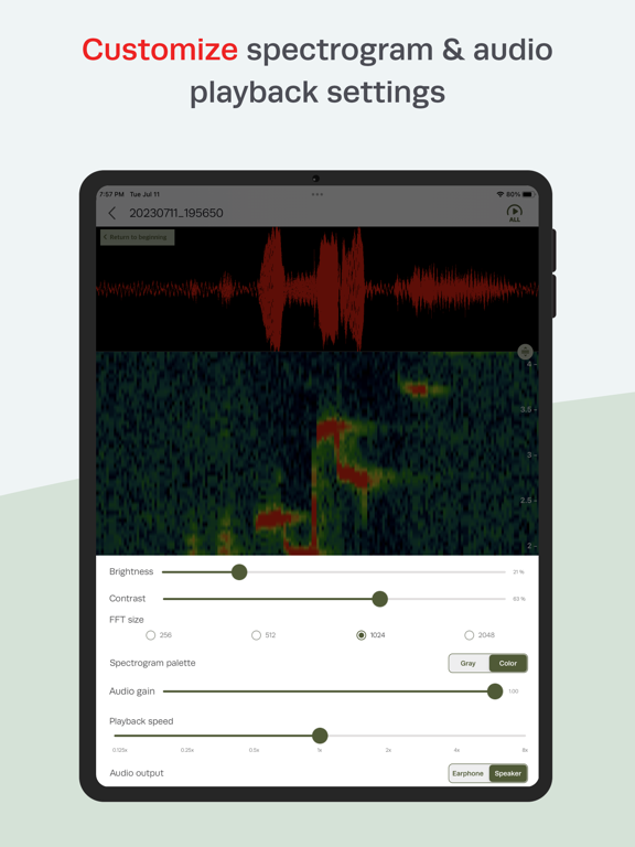 Song Meter Touch iPad screenshot 6 - Utilities app