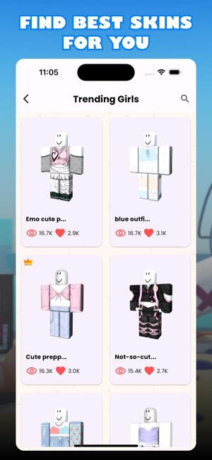 Girl Skins for Roblox by Rameshbhai Lathiya