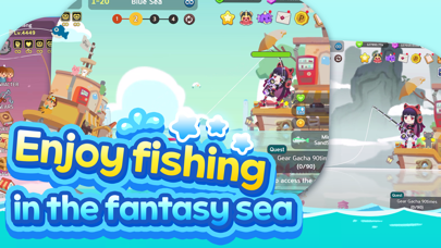 Idle Fishing: Sea of Fantasy Screenshot