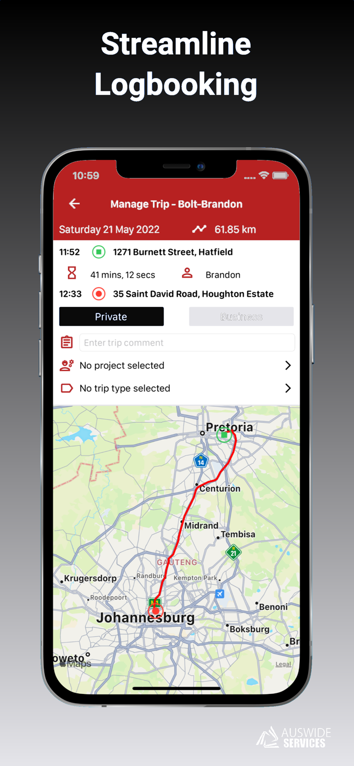 Auswide Services Tracking