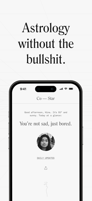 ‎Co–Star Personalized Astrology Capture d'écran