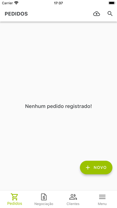 Filt - Pedido de Venda Screenshot