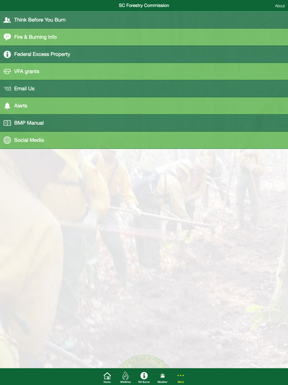 S.C. Forestry Commission iPad screenshot 5 - Business app